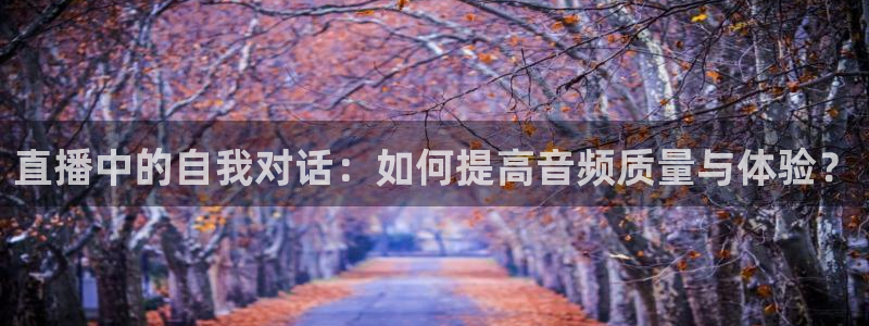 919看球软件：直播中的自我对话：如何提高音频质量与体验？